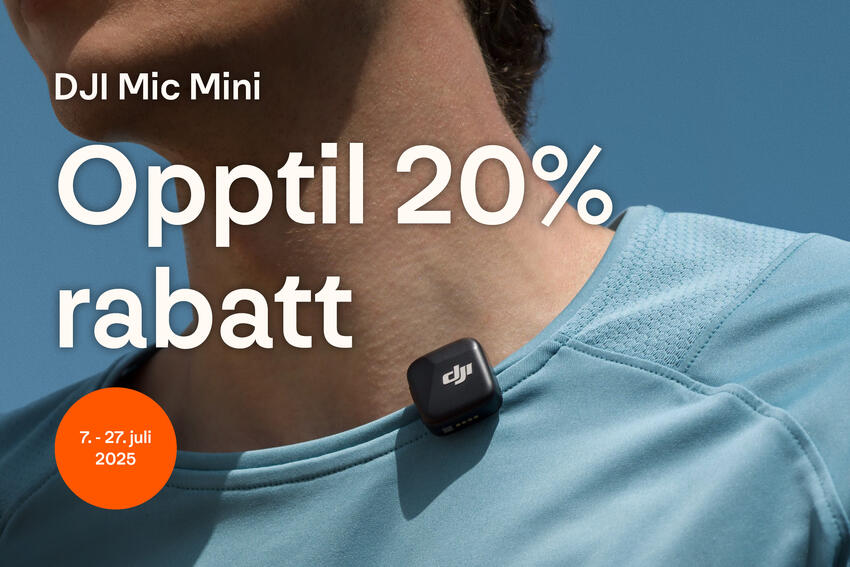 Sommertilbud på DJI Mic Mini